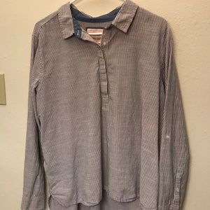 half button up blouse